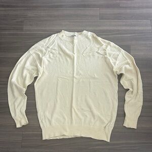 Zara Cream Crewneck Sweater